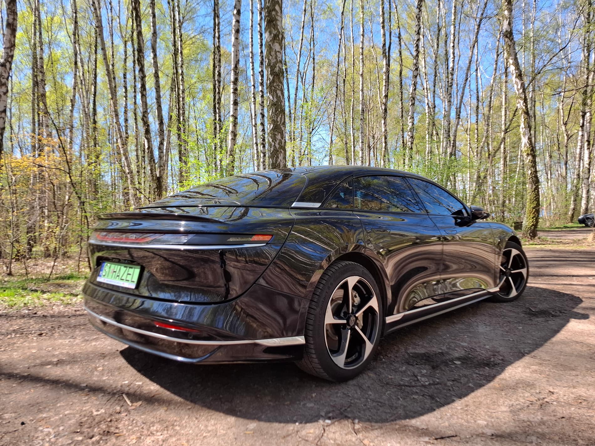 Lucid Air Pure po korekcie lakieru i powłoce ceramicznej w WM Detail