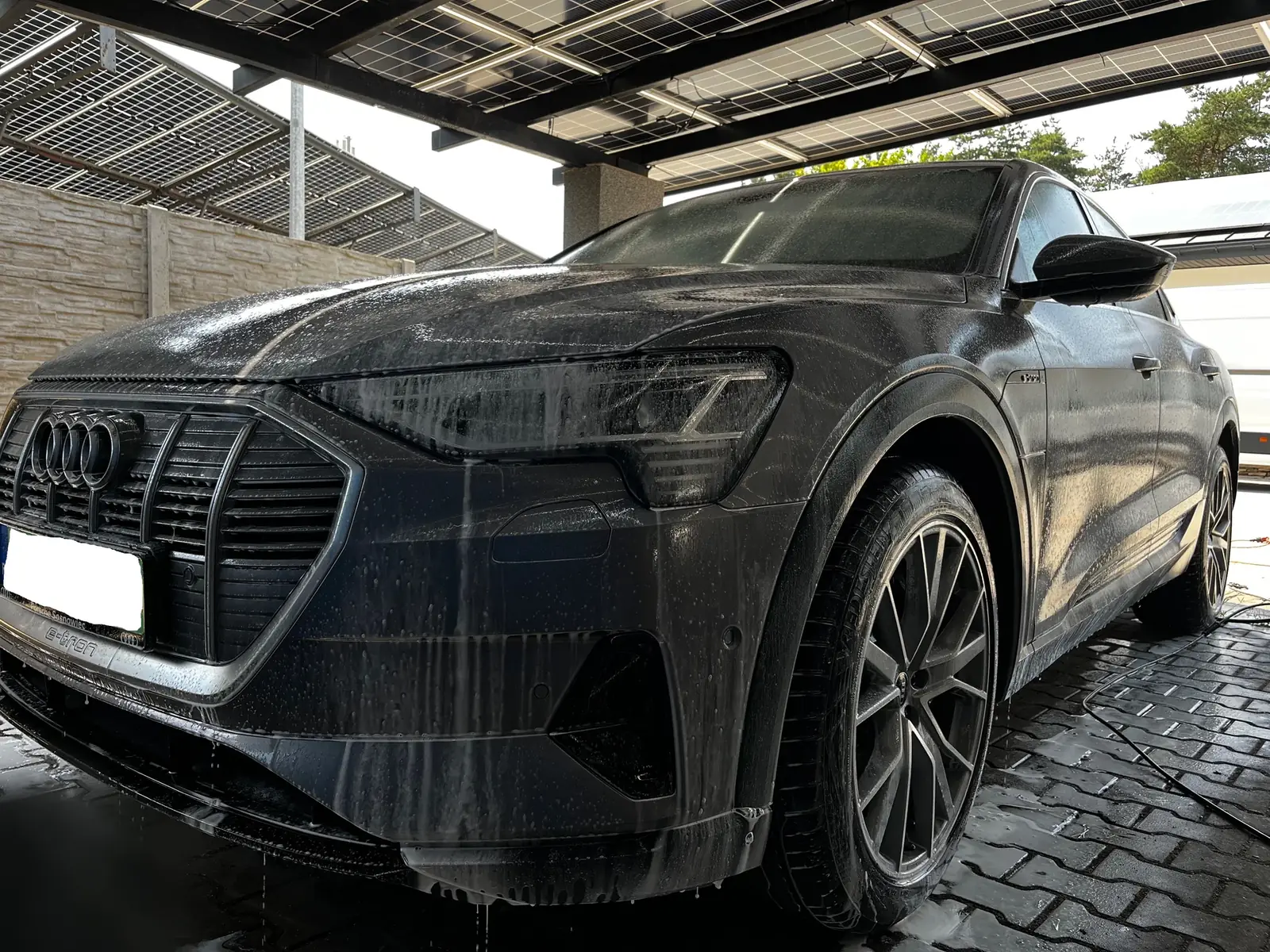 Audi e-tron Sportback po myciu detailingowym w WM Detail